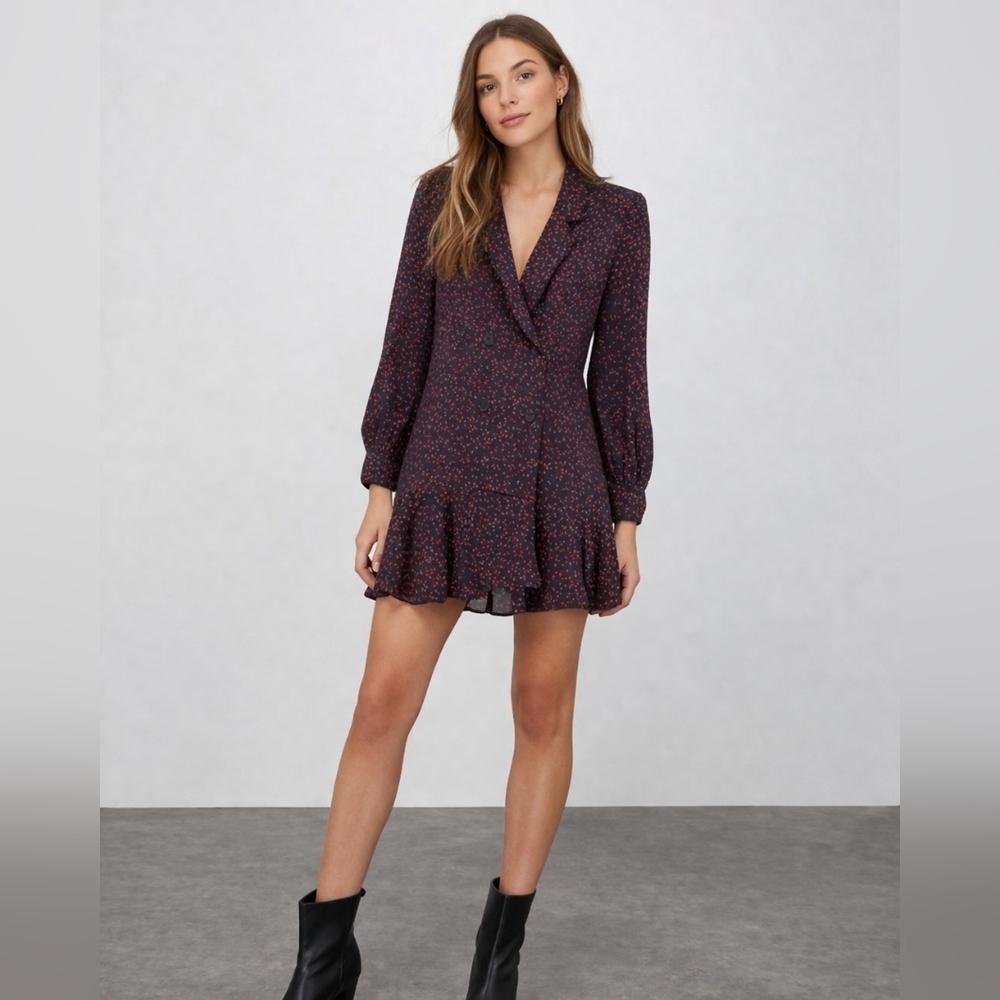 NWOT Zara Blazer Dress in floral print.